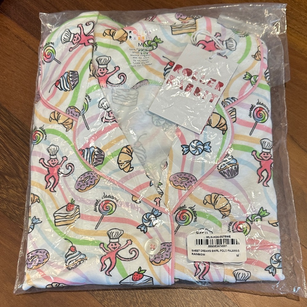 Roller Rabbit Colorful Dessert Print Pajamas